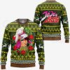 1104 AOP Jojo Characters Ugly Xmas VA Joseph Joestar 3 MK sweatshirt F 2BB - JoJo's Bizarre Adventure Store