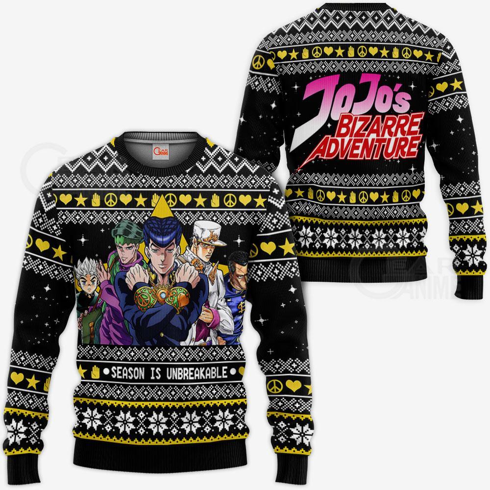 1105 AOP Jojo Ugly Sweater VA 3 MK sweatshirt F 2BB - JoJo's Bizarre Adventure Store