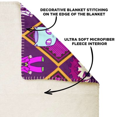 3551bb8e3e3cafc5e13341c5b79547e4 blanket vertical flat closeup large 4eda5167 79ac 4cae ab80 2ac9c150b5b4 - JoJo's Bizarre Adventure Store