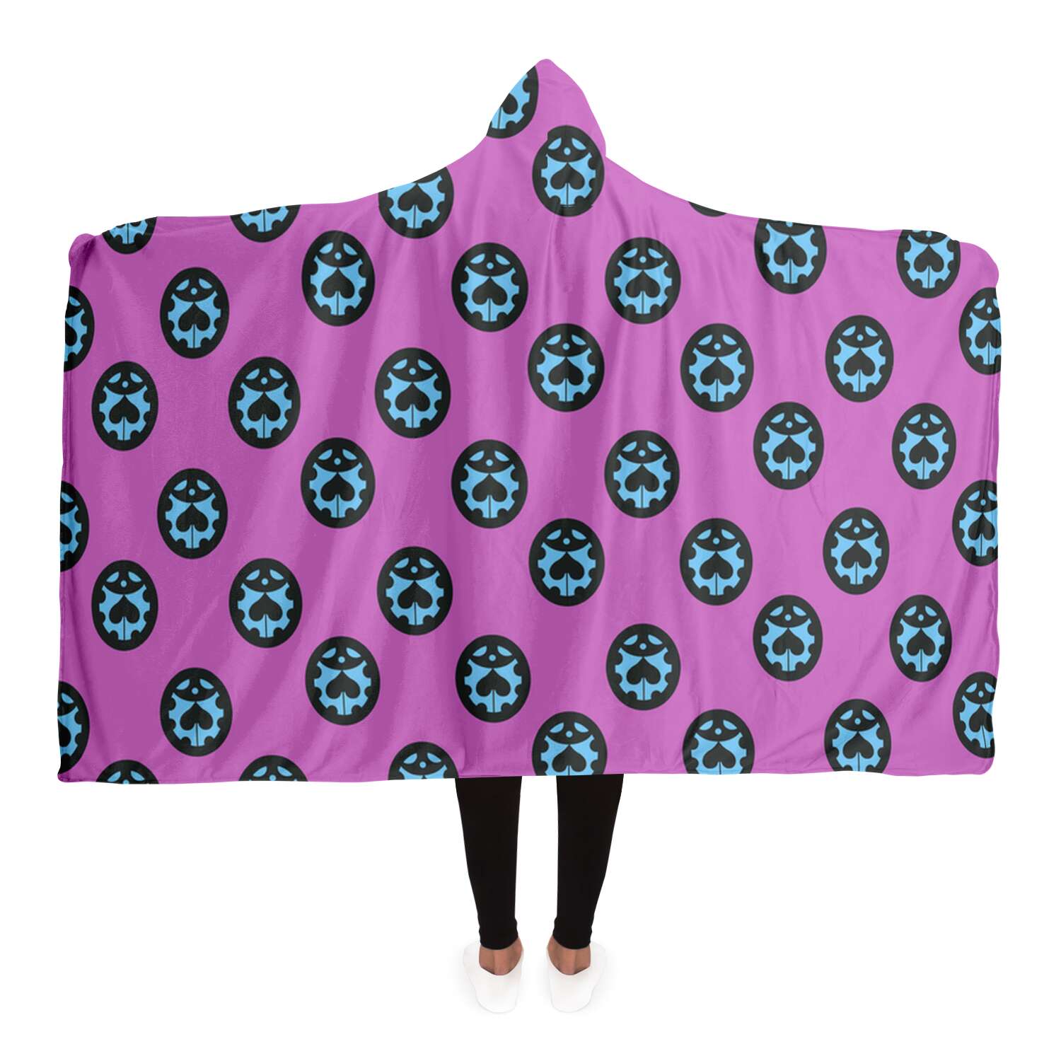 5c4a4302adee9e5501502fa3a1692438 hoodedBlanket view4 - JoJo's Bizarre Adventure Store