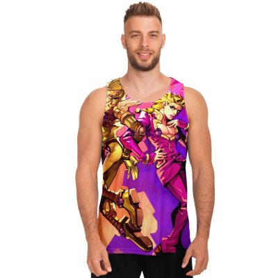 75db9dcf311db1723e4ba618f38d624b tankTop male front - JoJo's Bizarre Adventure Store