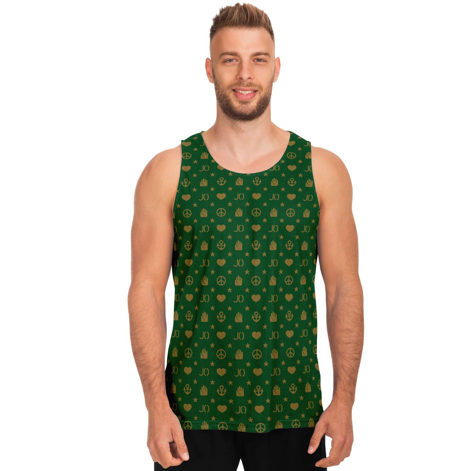 868a3a6b7a88bf65b4974470d3febcd4 tankTop male front - JoJo's Bizarre Adventure Store