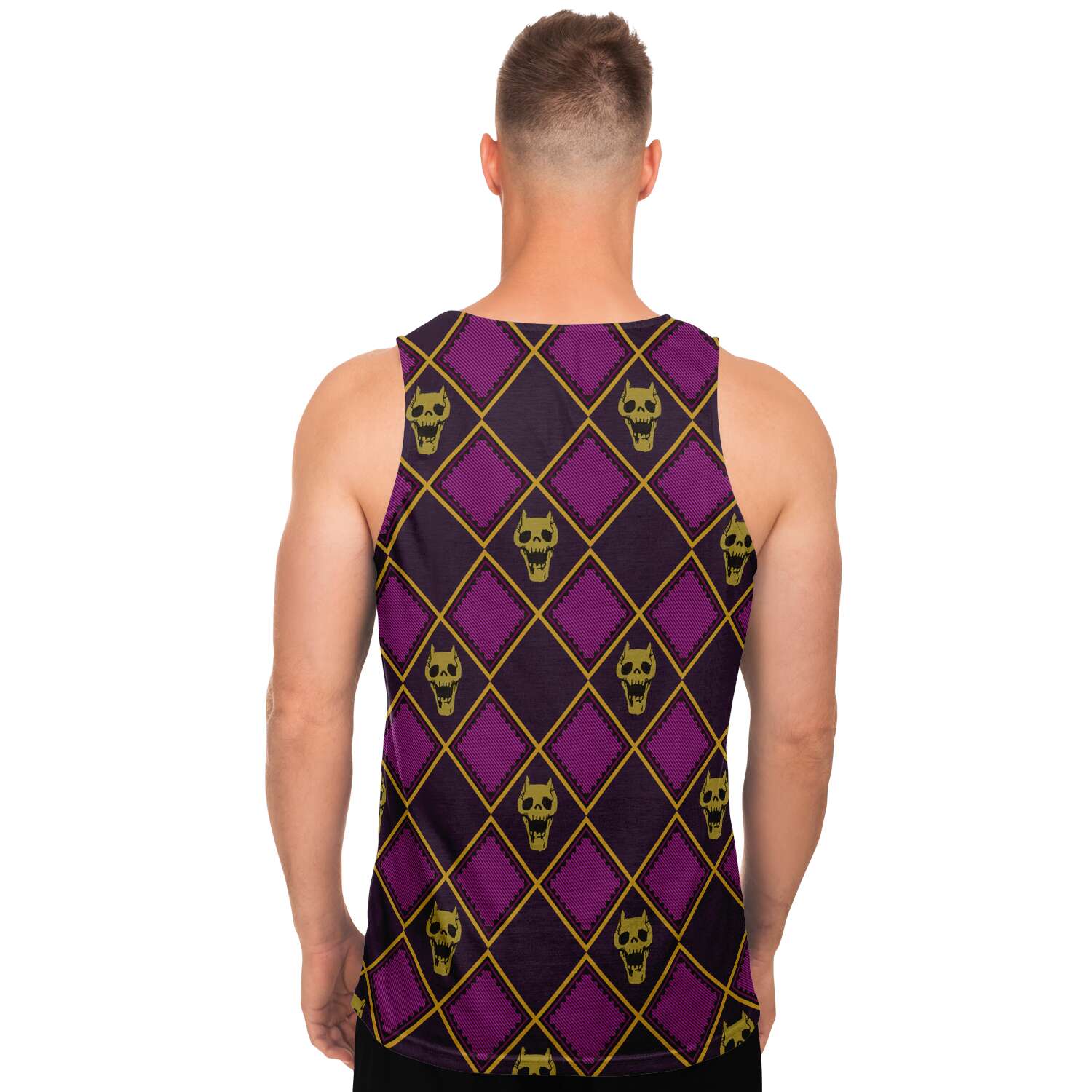 98f9bc33d195891f857678bcbe59e398 tankTop male back - JoJo's Bizarre Adventure Store
