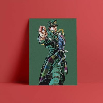 JoJoBizarreAdventureJotaroKujoPoseWallArt 0a81f49d c9ce 4f66 9c10 2784284c9144 - JoJo's Bizarre Adventure Store
