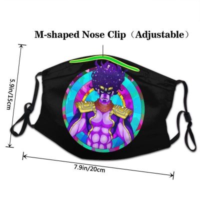 JoJo sBizarreAdventureStarPlatinumFaceMaskAdjustable 054f7d16 f14d 4a98 92dc 089adc3e64ca - JoJo's Bizarre Adventure Store