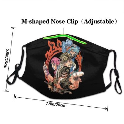 JoJo sBizarreAdventureSteelBallRunFaceMaskAdjustable dd212567 9612 4fa5 adae bdcfe642cb92 - JoJo's Bizarre Adventure Store