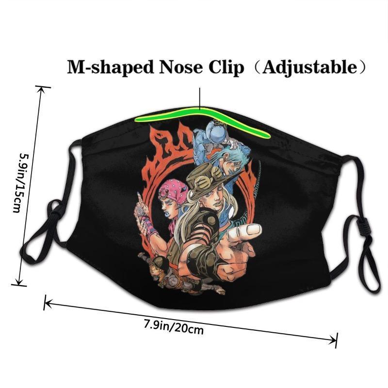 JoJo sBizarreAdventureSteelBallRunFaceMaskAdjustable dd212567 9612 4fa5 adae bdcfe642cb92 - JoJo's Bizarre Adventure Store