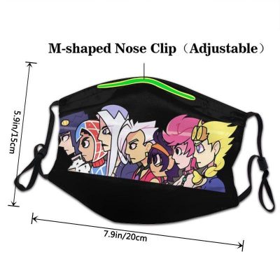 JoJo sBizarreAdventureVentoAureoFaceMaskAdjustable 3461bc88 99fb 405a b5af 6c4f11ecc9c6 - JoJo's Bizarre Adventure Store