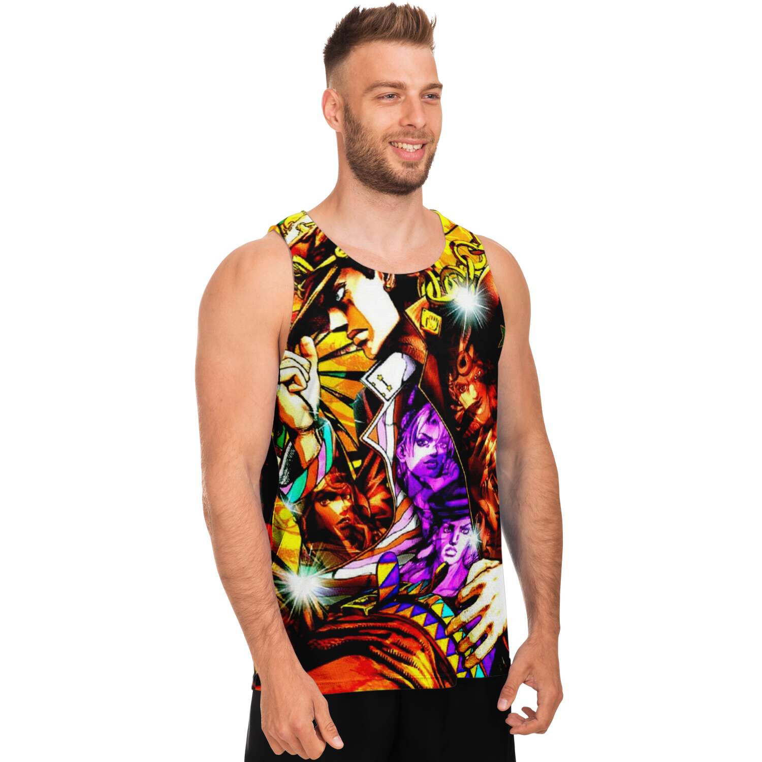 a95926777e27dccb3df67aa182c2ab75 tankTop male left - JoJo's Bizarre Adventure Store