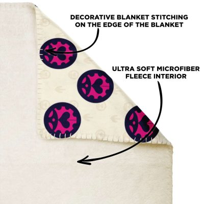 beef20599fd6f1f3f51f636c88dc0e60 blanket vertical flat closeup large f5d12bb1 dee8 4aeb 857d 76d7a4eade88 - JoJo's Bizarre Adventure Store