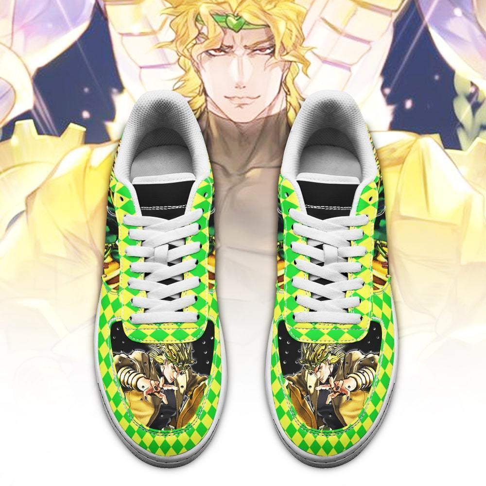dio brando air force sneakers jojo anime shoes fan gift idea pt06 gearanime 2 - JoJo's Bizarre Adventure Store