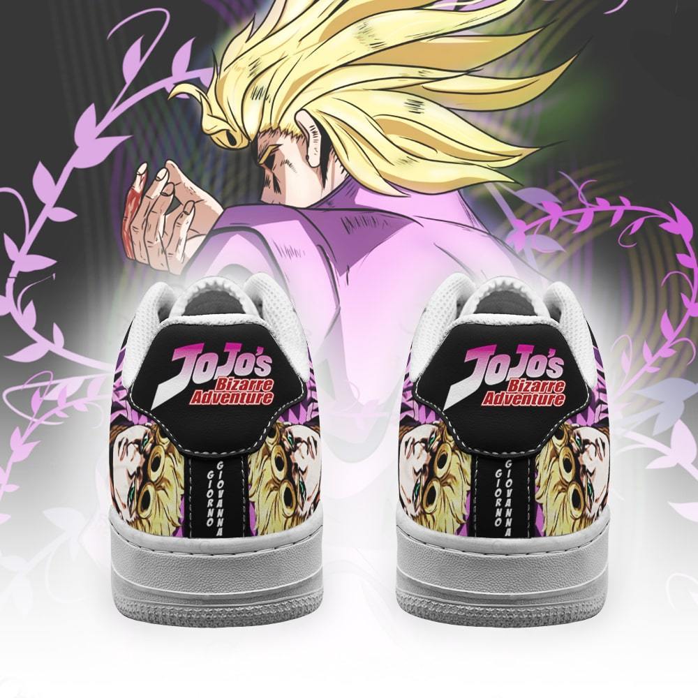 giorno giovanna air force sneakers jojo anime shoes fan gift idea pt06 gearanime 3 - JoJo's Bizarre Adventure Store