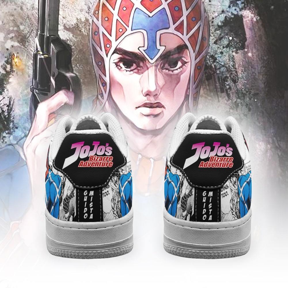 guido mista air force sneakers manga style jojos anime shoes fan gift pt06 gearanime 3 - JoJo's Bizarre Adventure Store