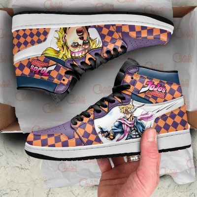 jojos bizarre adventure jordan sneakers caesar anthonio zeppeli shoes gearanime - JoJo's Bizarre Adventure Store