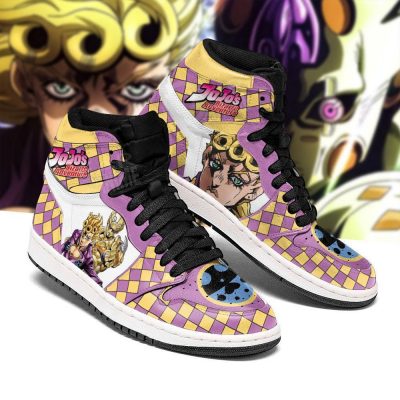 jojos bizarre adventure jordan sneakers giorno giovanna anime shoes gearanime 3 - JoJo's Bizarre Adventure Store