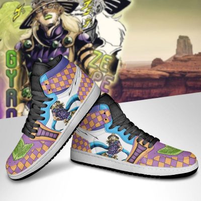 jojos bizarre adventure jordan sneakers gyro zeppeli anime shoes gearanime 5 - JoJo's Bizarre Adventure Store