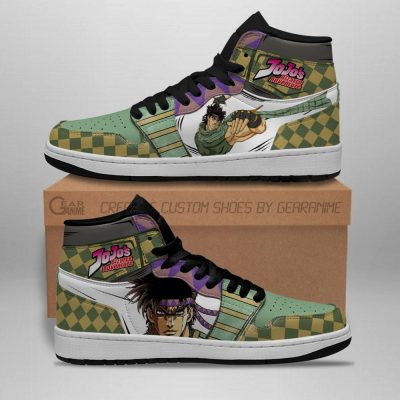 jojos bizarre adventure jordan sneakers joseph joestar anime shoes gearanime 2 - JoJo's Bizarre Adventure Store