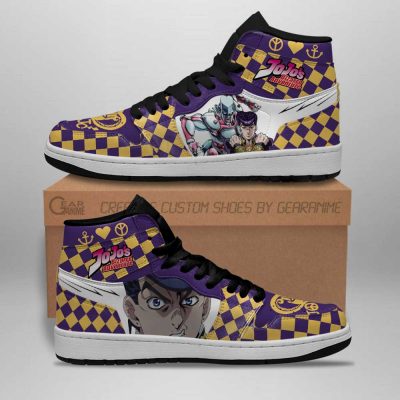 jojos bizarre adventure jordan sneakers josuke higashikata anime shoes gearanime 2 - JoJo's Bizarre Adventure Store