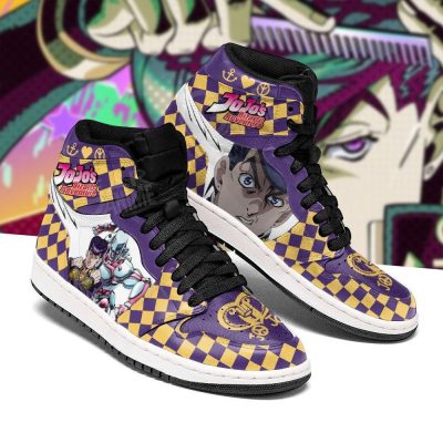 jojos bizarre adventure jordan sneakers josuke higashikata anime shoes gearanime 3 - JoJo's Bizarre Adventure Store