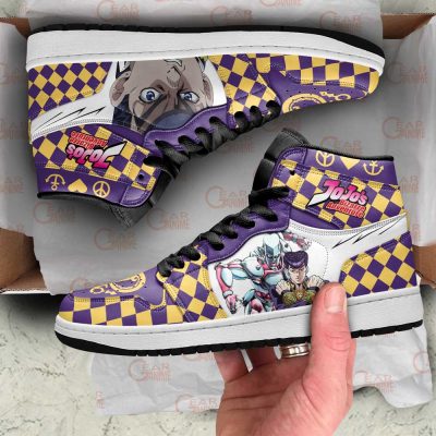 jojos bizarre adventure jordan sneakers josuke higashikata anime shoes gearanime - JoJo's Bizarre Adventure Store