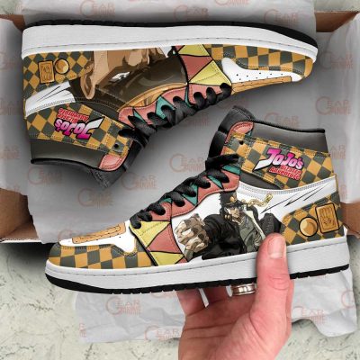 jojos bizarre adventure jordan sneakers jotaro kujo anime shoes gearanime - JoJo's Bizarre Adventure Store