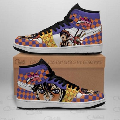 jojos bizarre adventure jordan sneakers narancia ghirga anime shoes gearanime 2 - JoJo's Bizarre Adventure Store