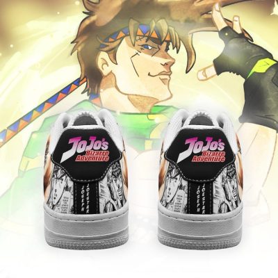 joseph joestar air force sneakers manga style jojos anime shoes fan gift pt06 gearanime 3 - JoJo's Bizarre Adventure Store
