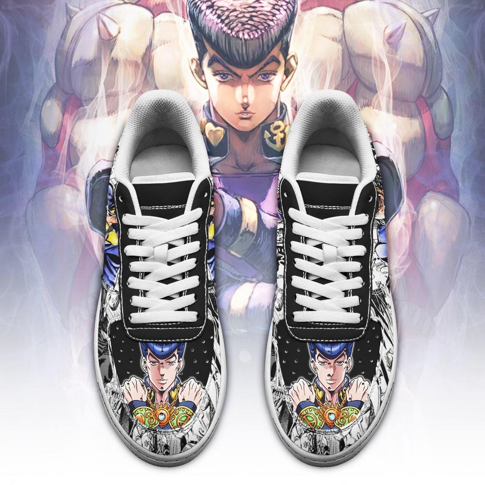 josuke higashikata air force sneakers manga style jojos anime shoes fan gift pt06 gearanime 2 - JoJo's Bizarre Adventure Store