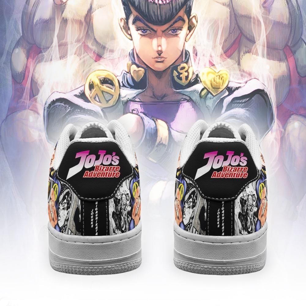 josuke higashikata air force sneakers manga style jojos anime shoes fan gift pt06 gearanime 3 - JoJo's Bizarre Adventure Store