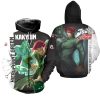 kakyoin hierophant green shirt jojo anime hoodie sweater gearanime - JoJo's Bizarre Adventure Store