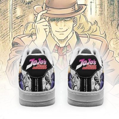 robert speedwagon air force sneakers manga style jojos anime shoes fan gift pt06 gearanime 3 - JoJo's Bizarre Adventure Store