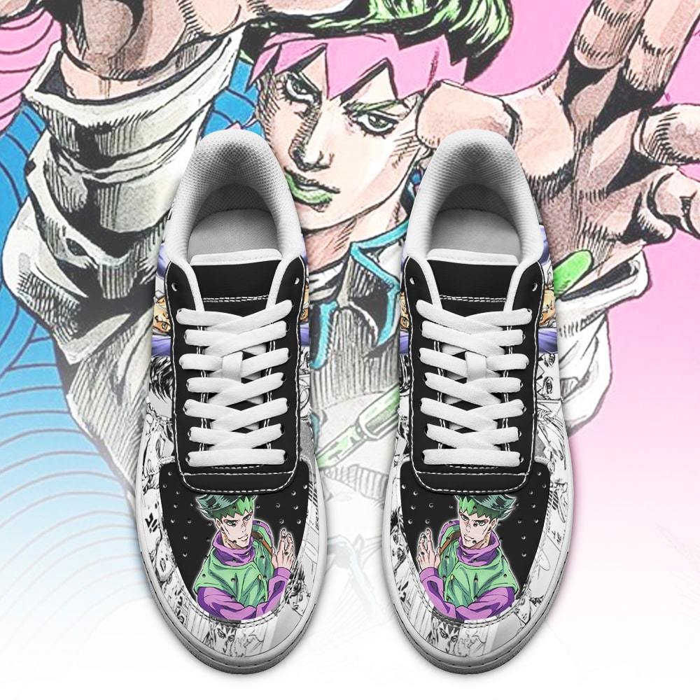 rohan kishibe air force sneakers manga style jojo anime shoes fan gift pt06 gearanime 2 - JoJo's Bizarre Adventure Store