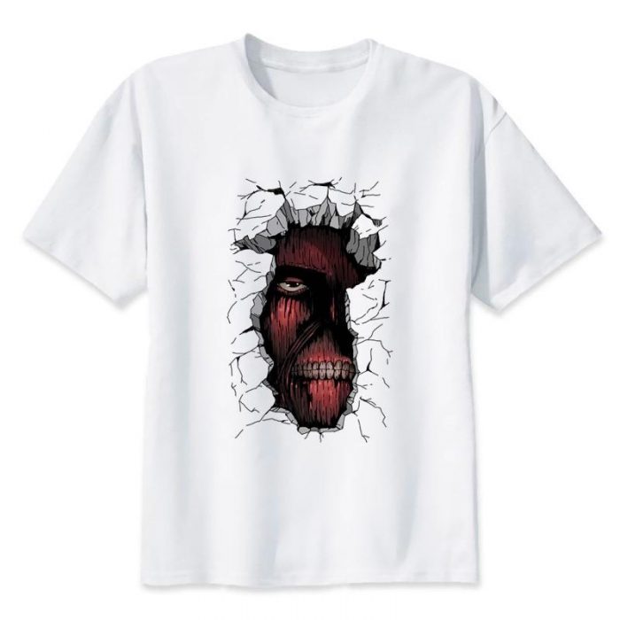 4. Attack On Titan T Shirt Fashion Summer 2021 - JoJo's Bizarre Adventure Store