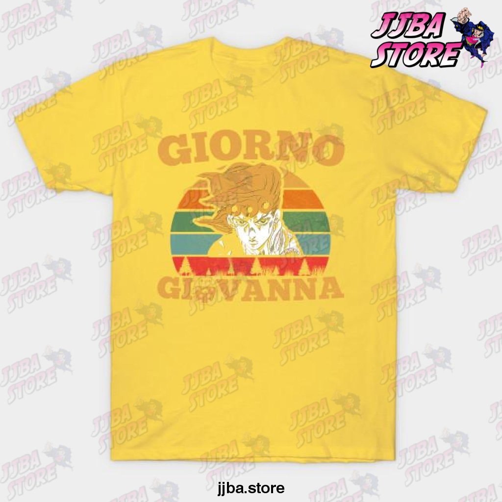 Giorno Giovanna Vintage T-Shirt Yellow / S