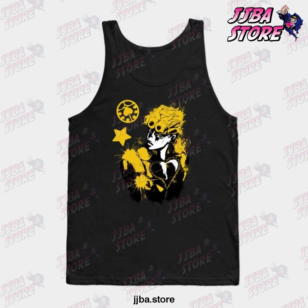 Giorno Jojos Bizarre Adventure Tank Top Black / S