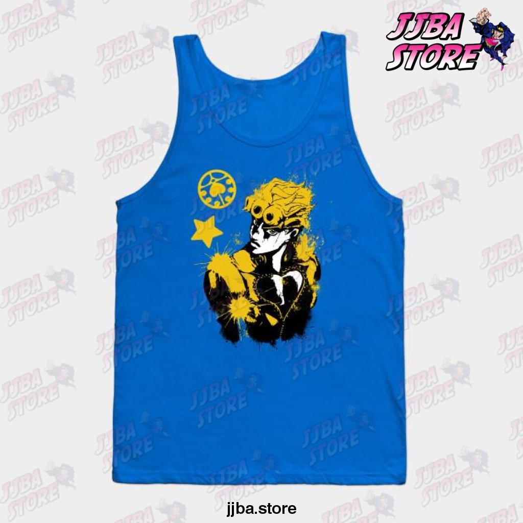 Giorno Jojos Bizarre Adventure Tank Top Blue / S