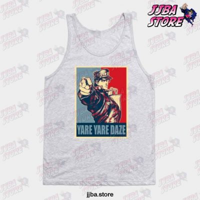 Jjba Yare Daze Tank Top Gray / S