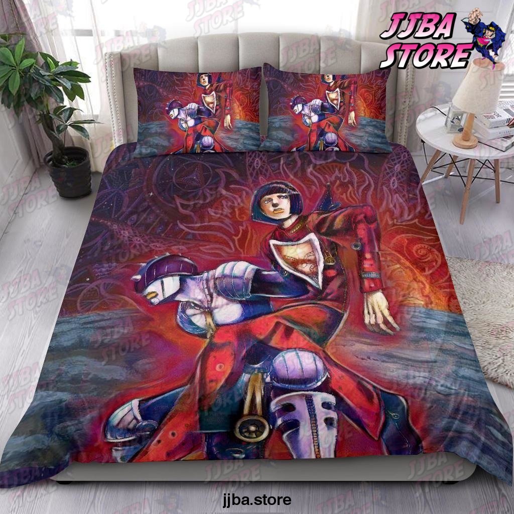 Jojos Bizarre Adventure Bruno Bucciarati Zipper Man Bedding Set