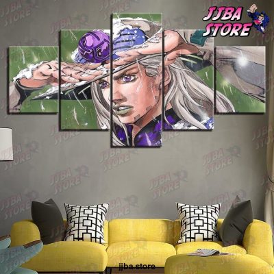 Jojos Bizarre Adventure Gyro Zeppeli Poster Hd Prints Picture Canvas 5 Pieces Anime Wall Art