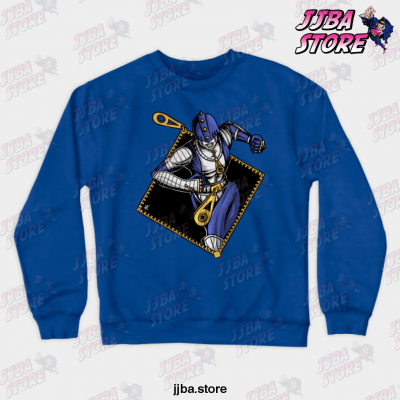 Jojos Bizarre Adventure - Heroes Crewneck Sweatshirt Blue / S