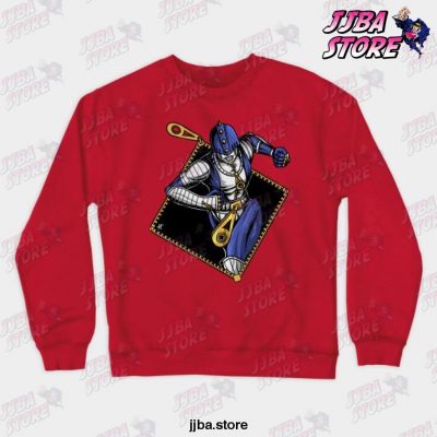 Jojos Bizarre Adventure - Heroes Crewneck Sweatshirt Red / S
