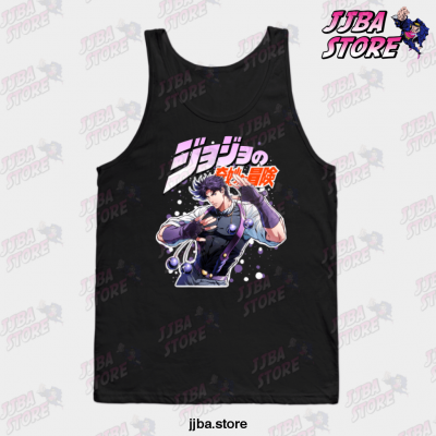 Jojos Bizarre Adventure Tank Top Black / S