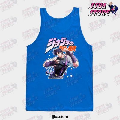 Jojos Bizarre Adventure Tank Top Blue / S