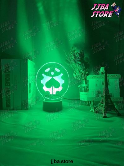 Manga Jojos Bizarre Adventure Logo Design Led Night Light Touch Sensor Colorful Nightlight For Kids