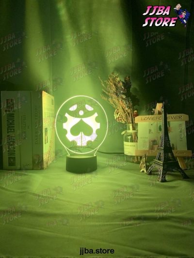 Manga Jojos Bizarre Adventure Logo Design Led Night Light Touch Sensor Colorful Nightlight For Kids
