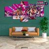 Modular Canvas Pictures Poster Fight Jojo Bizarre Adventure Cool Prints Painting Home Decor Wall Art