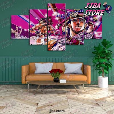 Modular Canvas Pictures Poster Fight Jojo Bizarre Adventure Cool Prints Painting Home Decor Wall Art