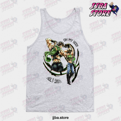 Oh My God Jojos Bizarre Adventure Tank Top Gray / S