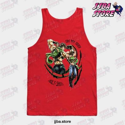 Oh My God Jojos Bizarre Adventure Tank Top Red / S