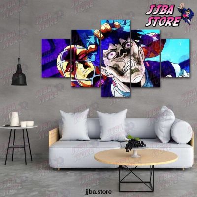 Wall Art Home Decoration Fight Jojo Bizarre Adventure Canvas 5 Piece Paintings Pictures Hd Prints